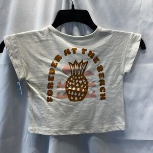 Carters Girls NWT Ivory Pineapple Forever At The Beach Size 4